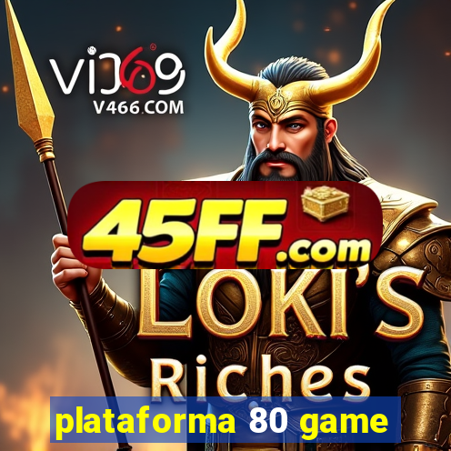 plataforma 80 game